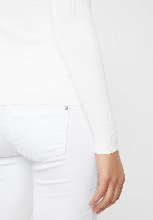 SISSY BOY - Specialized knit logo - white 