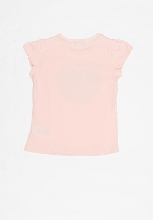 Pop Candy - Girls foil print tee - pink