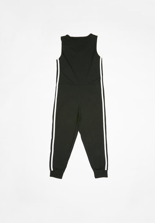 adidas Originals - 3 Stripes jumpsuit  - black & white