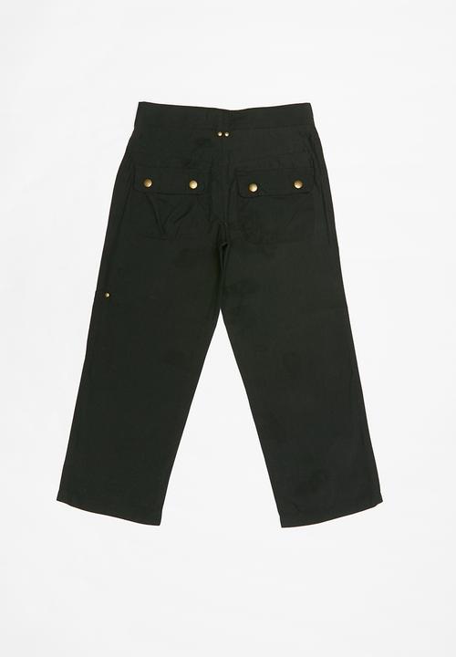 Pop Candy - Girls cargo pants - black
