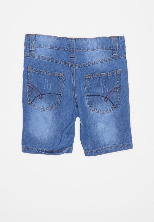 Pop Candy - Boys denim shorts - blue