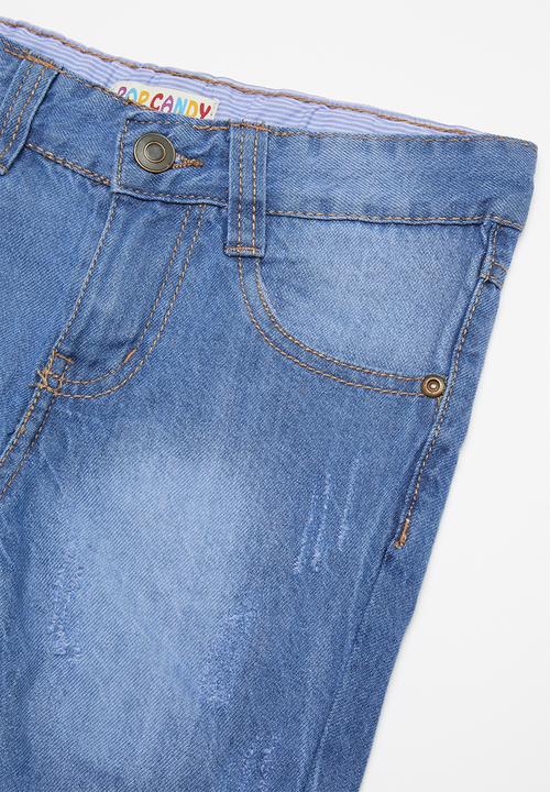Pop Candy - Boys denim shorts - blue