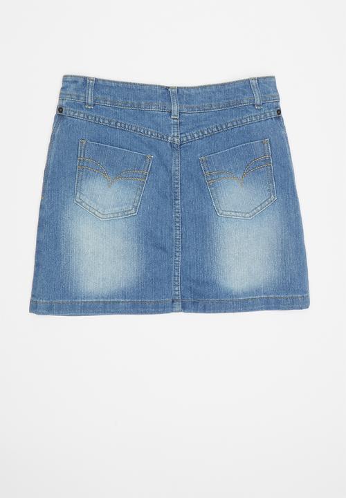 Pop Candy - Girls denim skirt - blue