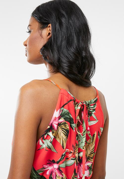 Cherry Melon - Maternity Halterneck dress - multi 
