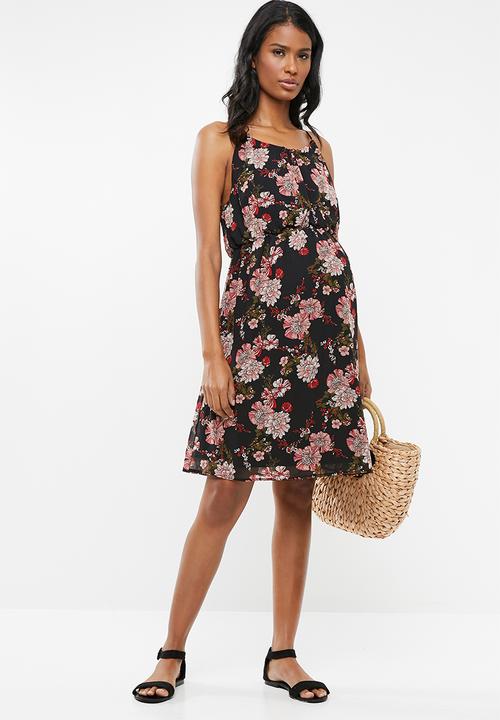 Cherry Melon - Maternity Halterneck dress - multi 