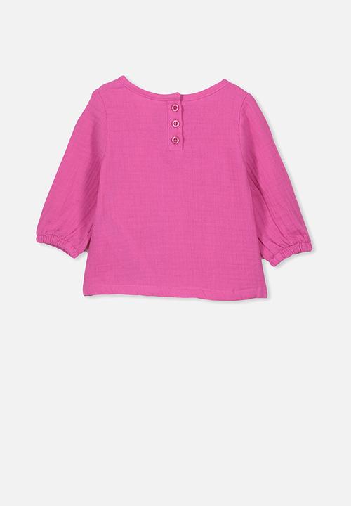 Cotton On - Lila long sleeve top - pink