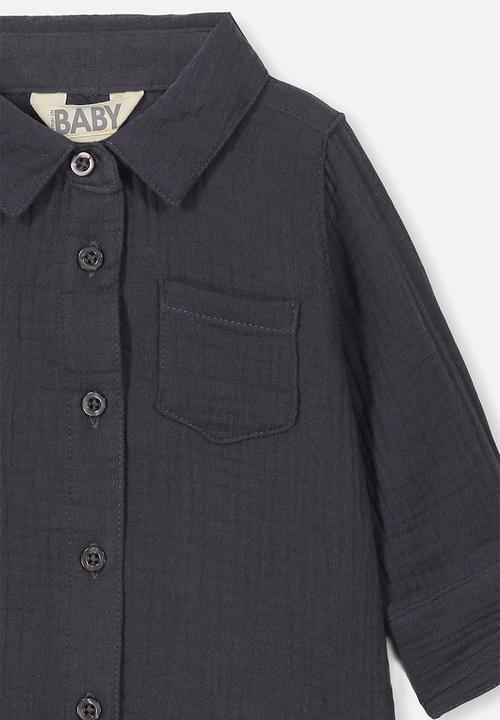 Cotton On - Long sleeve shirt - charcoal 