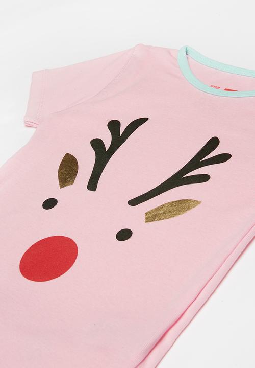 Cotton On - Chloe short sleeve pyjama set - multi