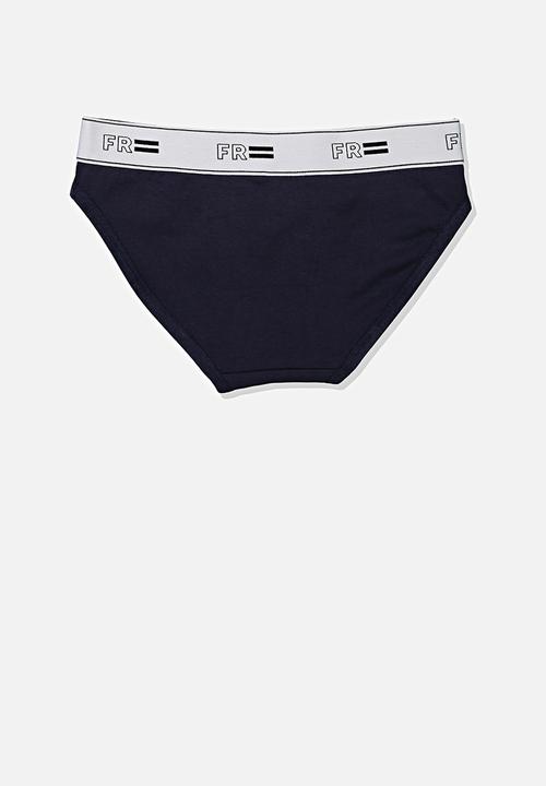 Cotton On - Girls bikini brief - navy