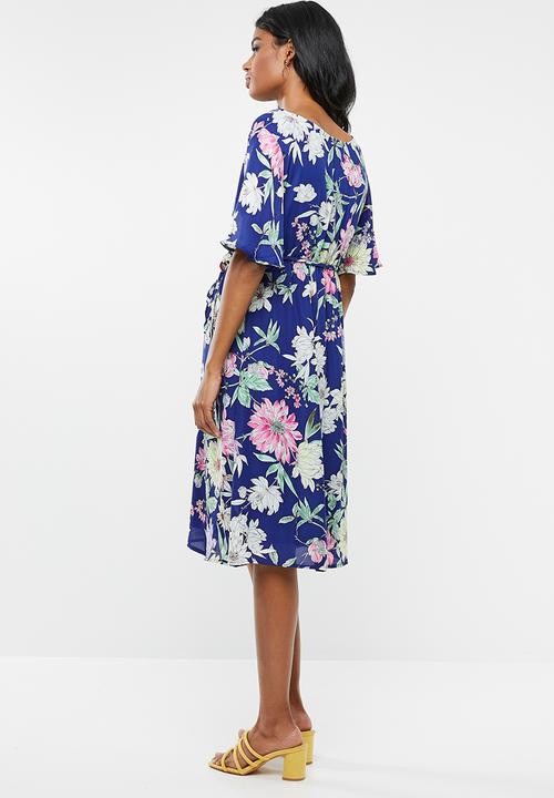 Cherry Melon - Maternity Flared sleeve dress - multi