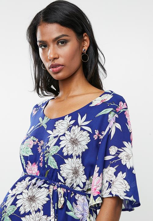 Cherry Melon - Maternity Flared sleeve dress - multi
