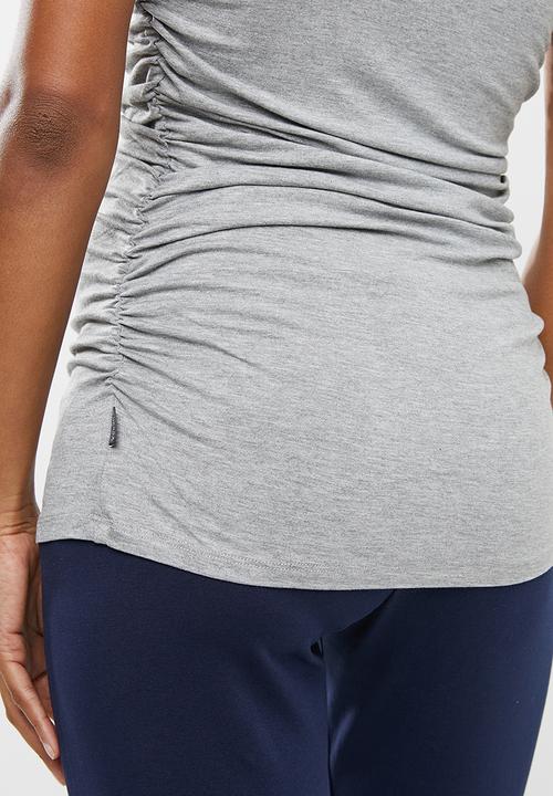 Cherry Melon - Maternity Every day tank top - light grey