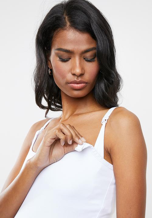 Cherry Melon - Feeding cami - white