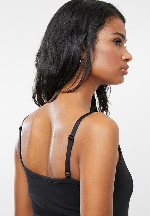 Cherry Melon - Basic feeding cami - black