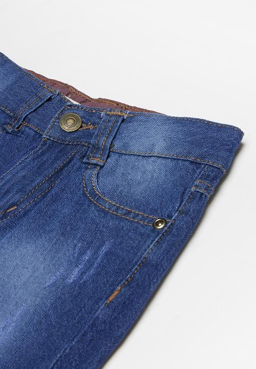 Pop Candy - Boys denim shorts - blue