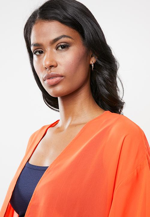 edit Maternity - Maternity kimono - orange