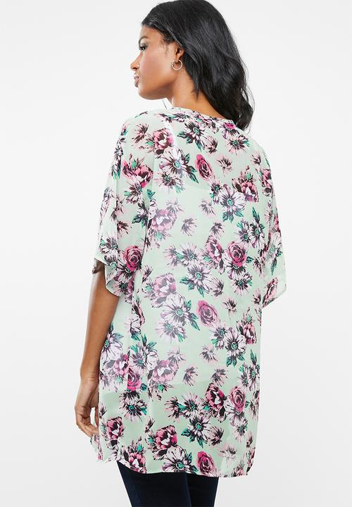 edit Maternity - Maternity kimono - multi