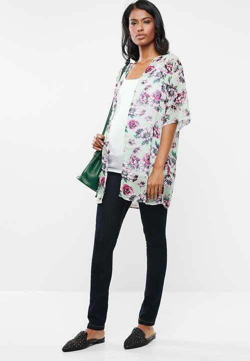 edit Maternity - Maternity kimono - multi