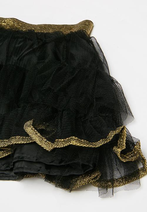 Pop Candy - Tulle skirt - black & gold