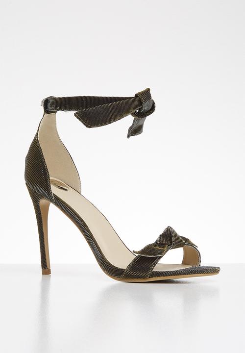 Footwork - Stacey studded heel - green