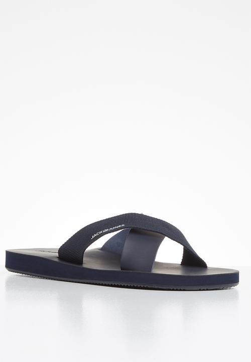 Jack & Jones - Nava Leather - navy 