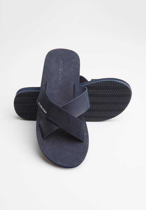 Jack & Jones - Nava Leather - navy 