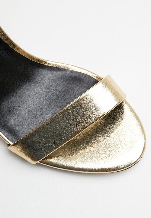 ONLY - Aila heeled sandal - gold 