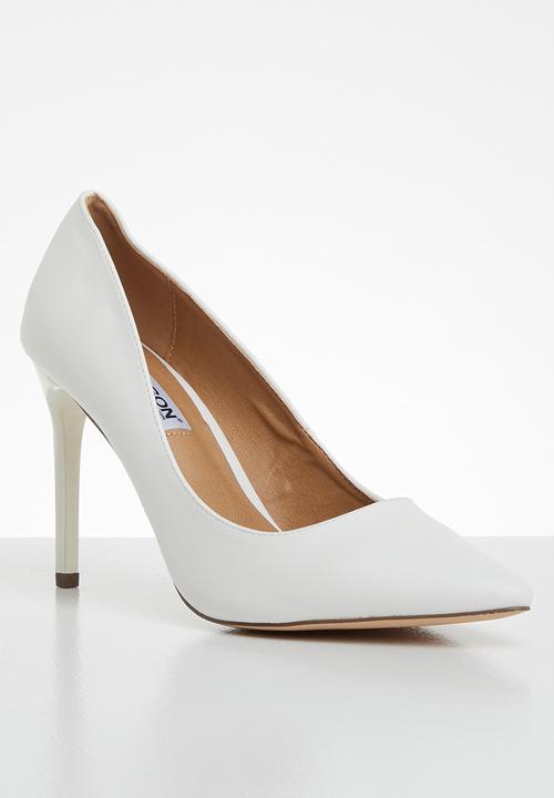 Madison® - Faux leather heel - white