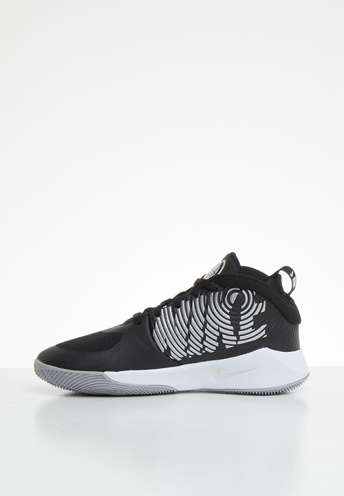 Nike - Team hustle D9 gs shoes - black/metallic silver
