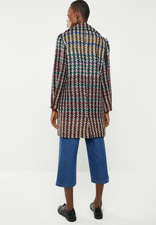 ONLY - Melrose check wool coat - multi