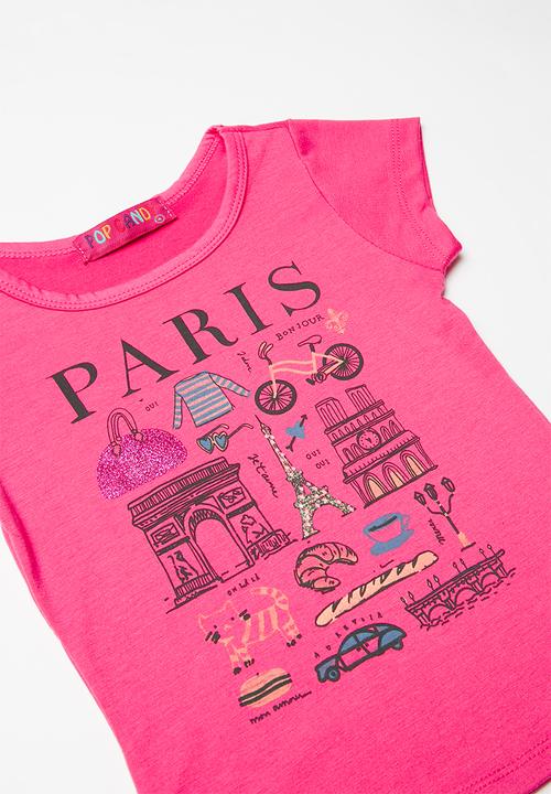 Pop Candy - Girls graphic printed tee - pink