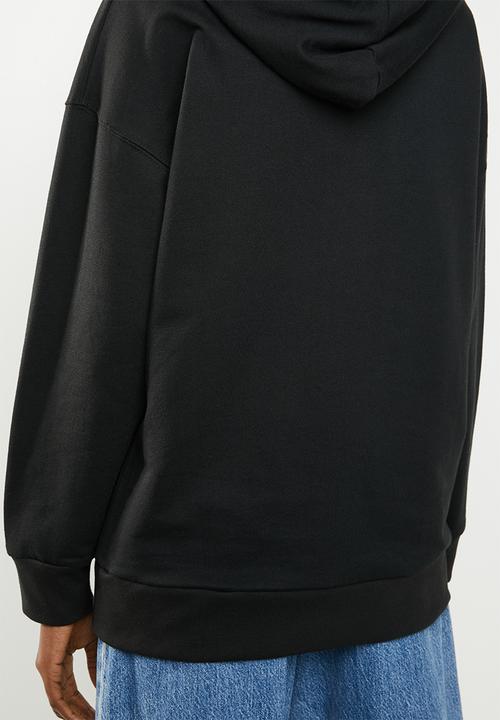 Superbalist - Graphic oversized hoodie - black