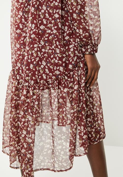 Superbalist - Printed peasant dress - multi
