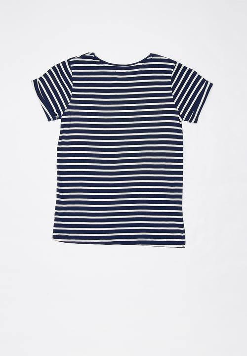 Pop Candy - Girl code short sleeve tee - black and white