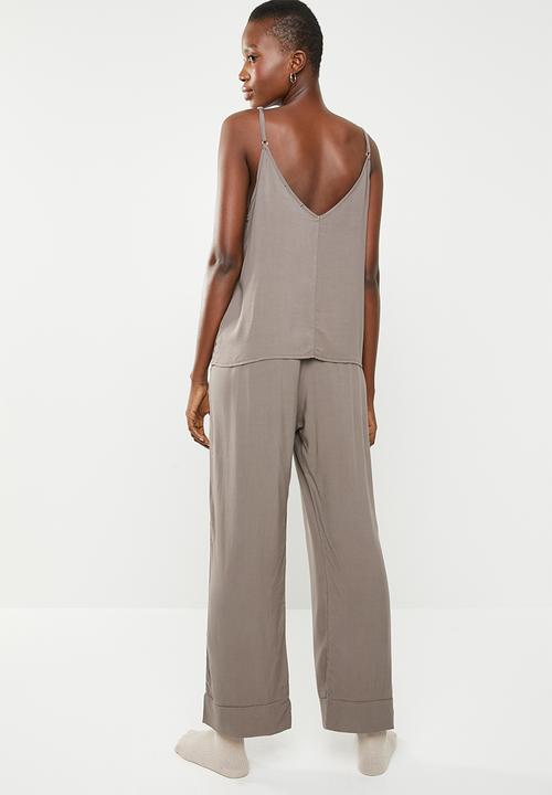 Superbalist - Sleep cami & pants set - taupe