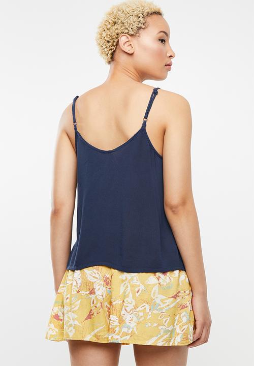 Roxy - Shifting sky cami - navy