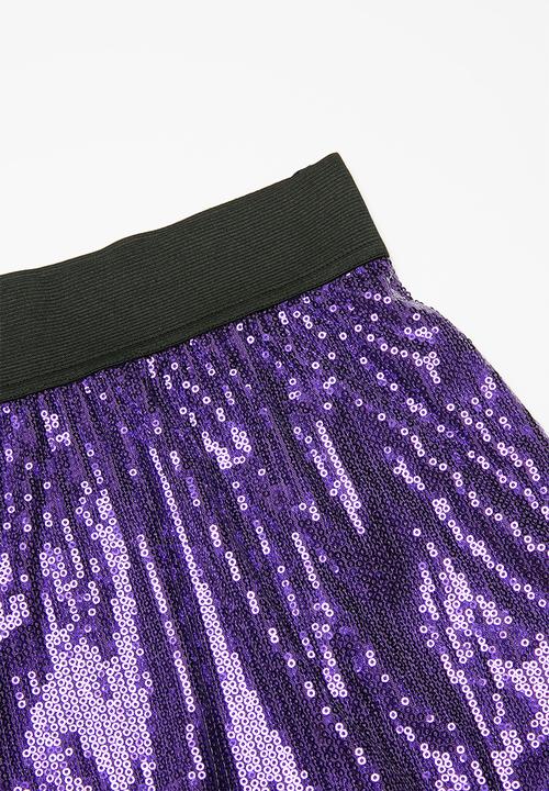 Pop Candy - Girls sequin skirt - purple