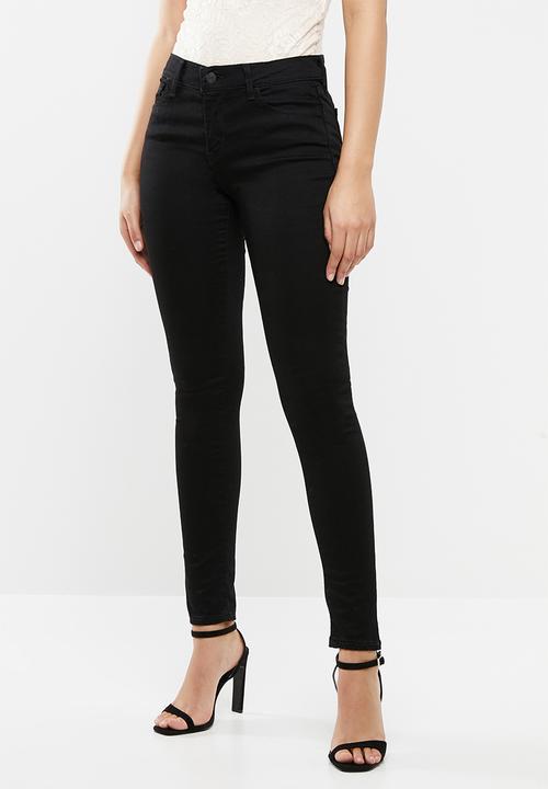 levi's super skinny black jeans