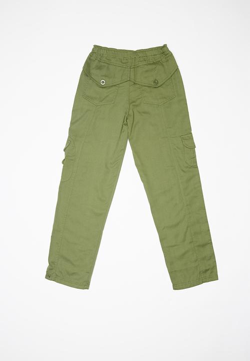 Pop Candy - Boys cargo pants - green