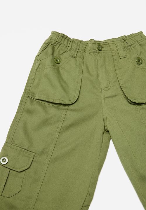 Pop Candy - Boys cargo pants - green