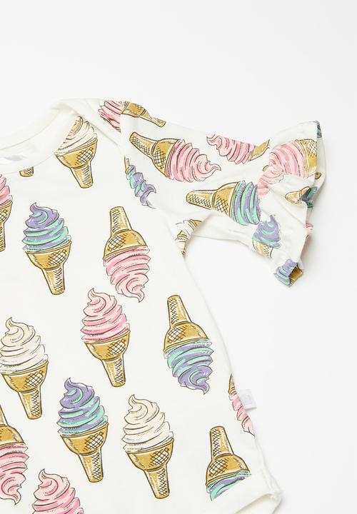 Pop Candy - Ice-cream printed bodysuit - multi