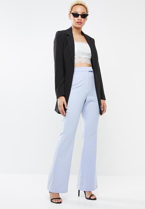Missguided - Flared trousers - blue