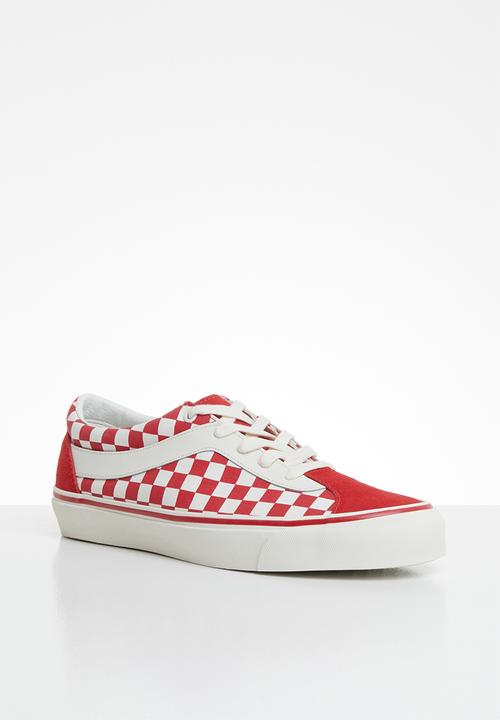 Vans - Bold- (checkerboard) racing red & marshmallow