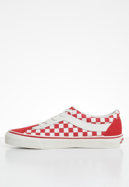 Vans - Bold- (checkerboard) racing red & marshmallow