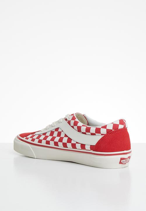 Vans - Bold- (checkerboard) racing red & marshmallow