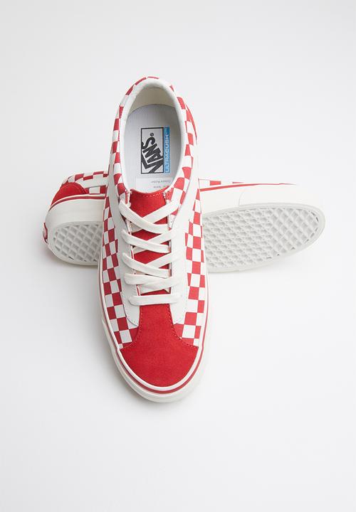 Vans - Bold- (checkerboard) racing red & marshmallow
