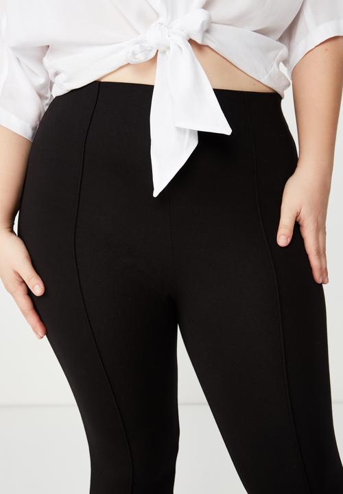 Cotton On - Curve fashion legging  - black