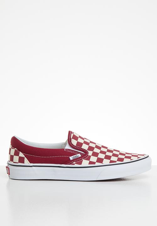 Vans - Vans classic slip-on - rumba red & true white