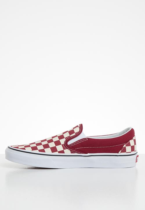 Vans - Vans classic slip-on - rumba red & true white