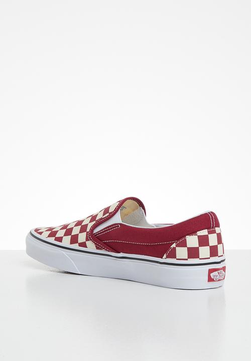 Vans - Vans classic slip-on - rumba red & true white